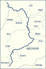 Neckar-Karte